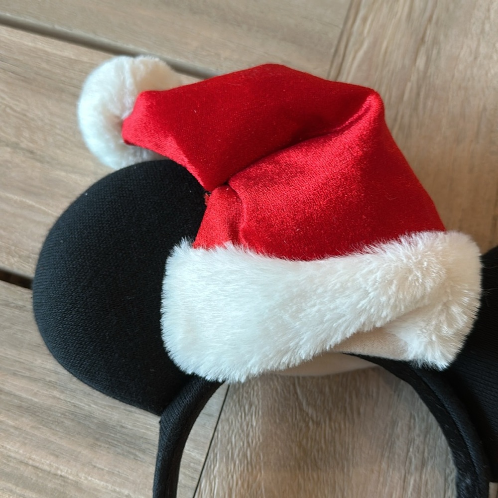 Disney Mickey Mouse Santa Hat Ear Headband for Adults - Picture 4 of 4